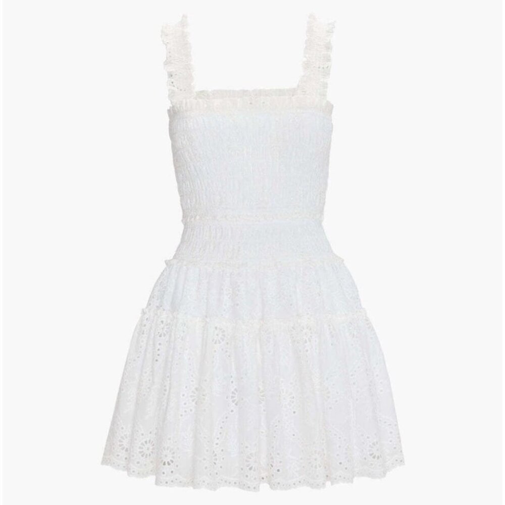 NEW NWT Hill House Azalea Mini Nap Dress White Eyelet XL - Picture 3 of 8